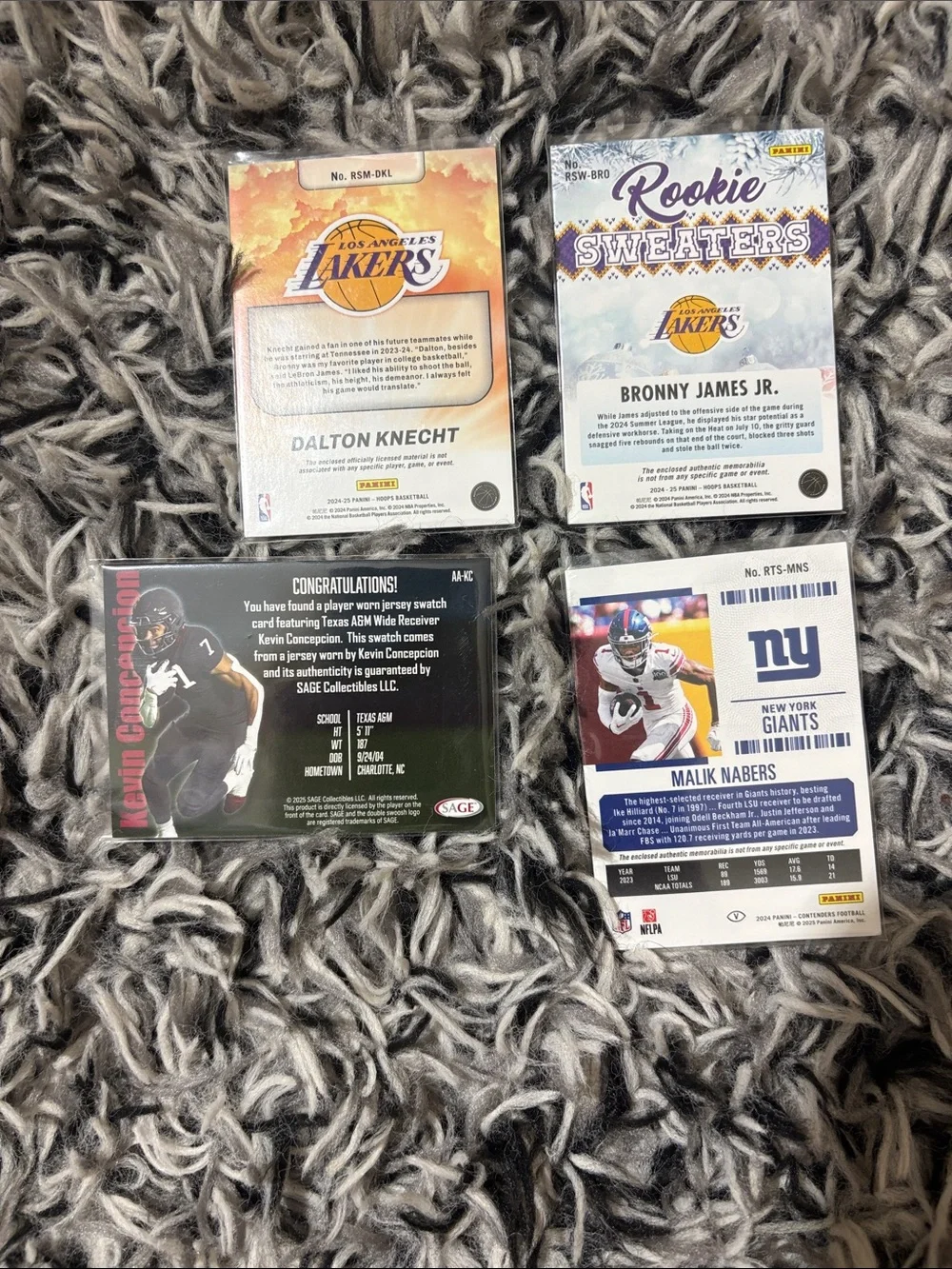 Patched Assorted Sports Cards-Basketball/Football